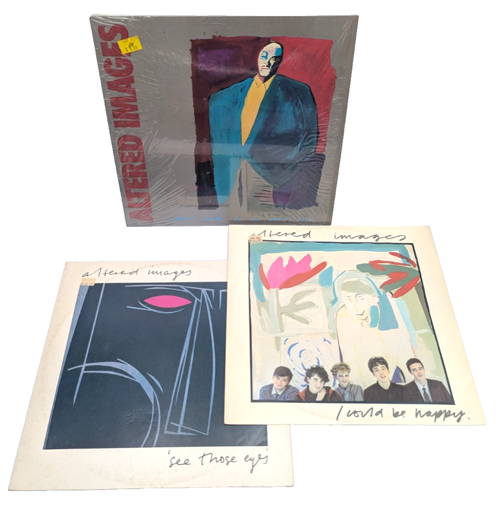 Altered Images See Those Eyes Don't Talk To Me..I Could Be Happy Record Lot of 3